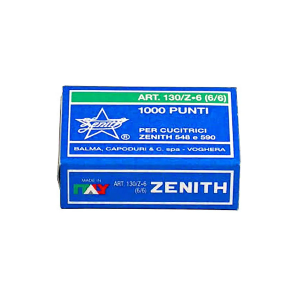 Zszywki 130/Z 6/6 - Zenith - 1000 szt.