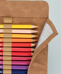 Zwijany organizer, piórnik Art & Graphic - Faber-Castell - brązowy